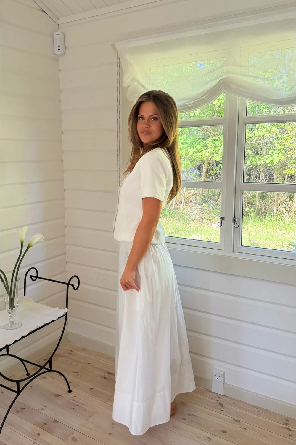 LisaIC SS Blazer White