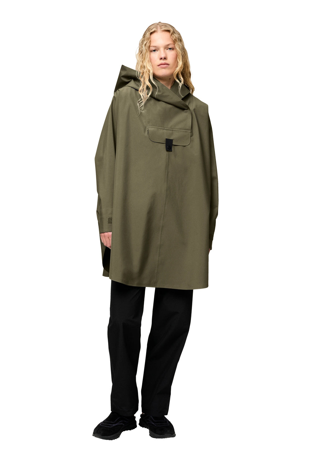Bergen Poncho Grape Leaf