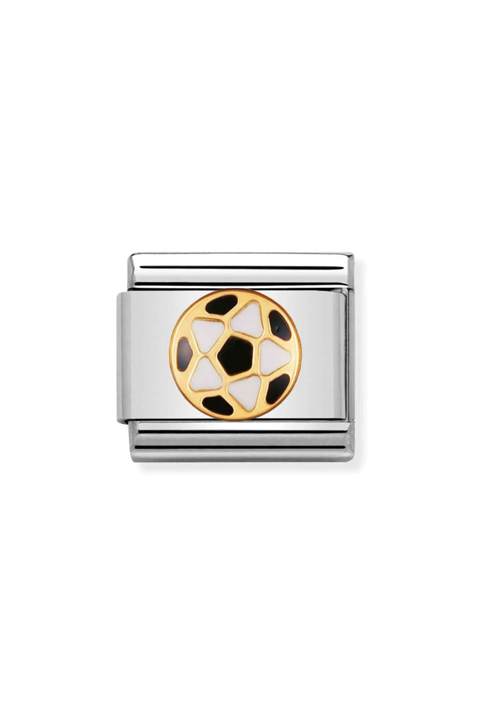 Sports 18k Gold Black-white ball