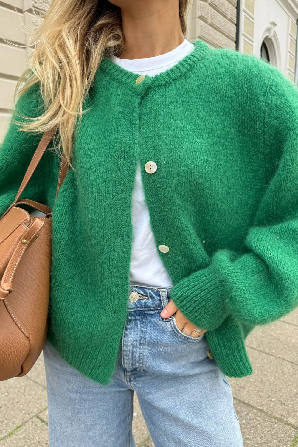 IdaIC Cardigan Green