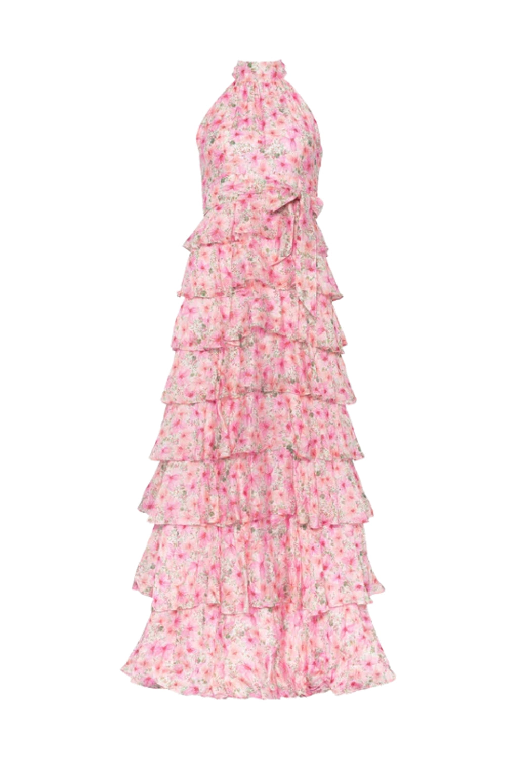 Angel Maxi Dress halterneck Garden Serenade