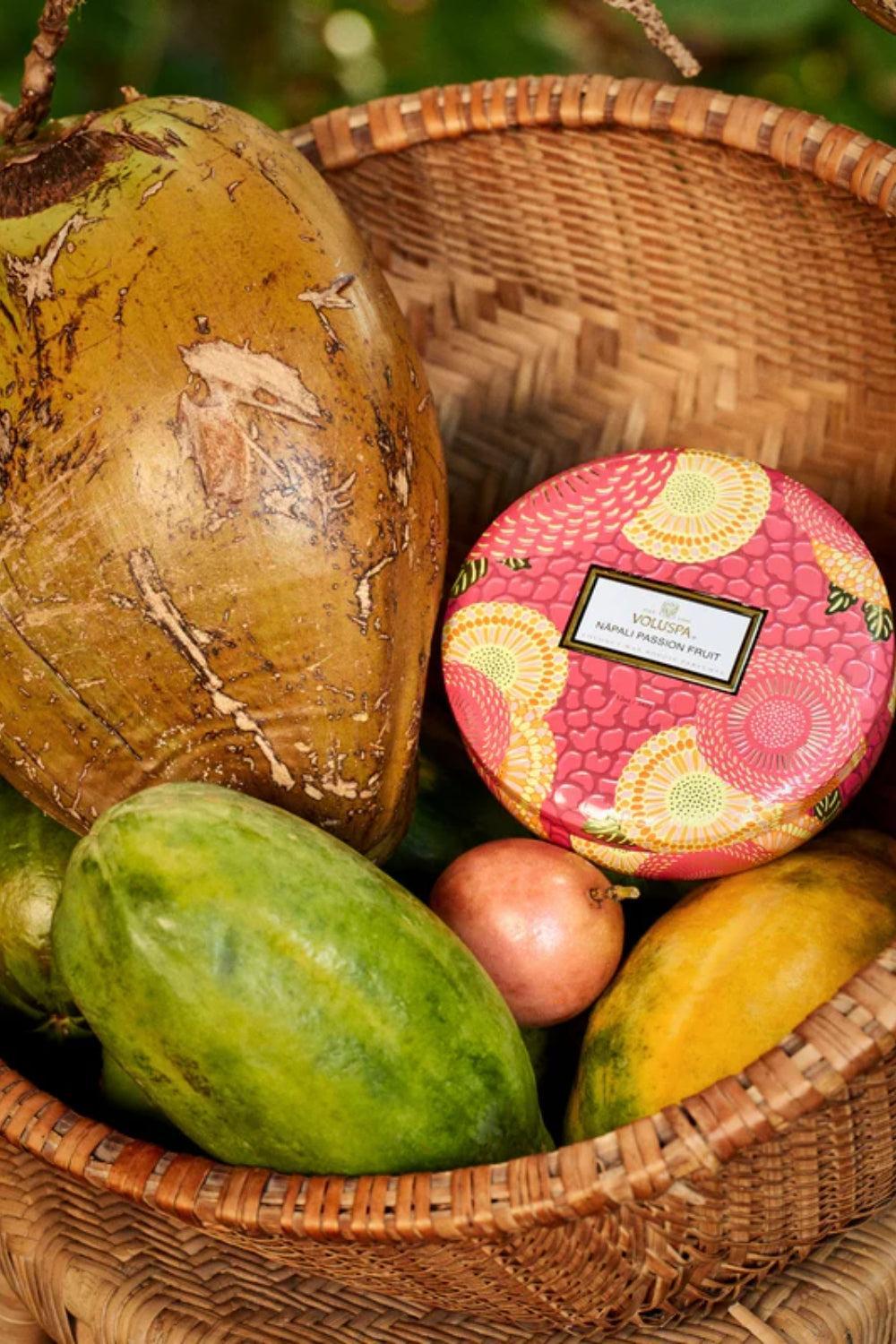 3 Wick Tin Candle Nãpali Passion Fruits