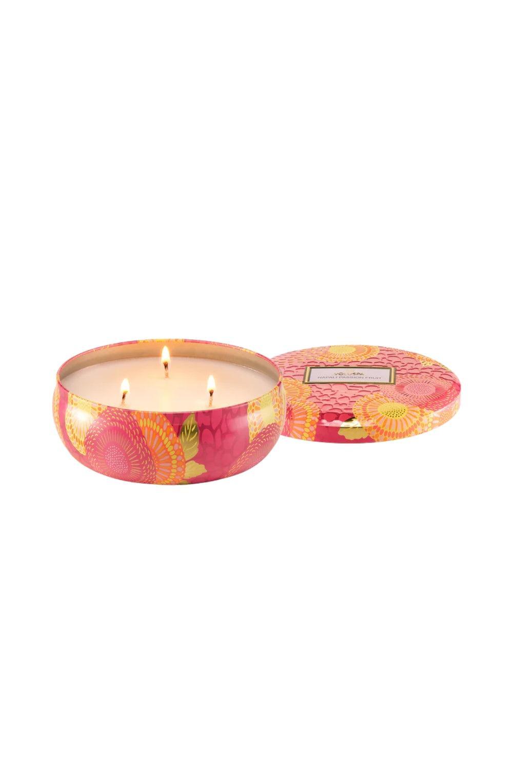 3 Wick Tin Candle Nãpali Passion Fruits