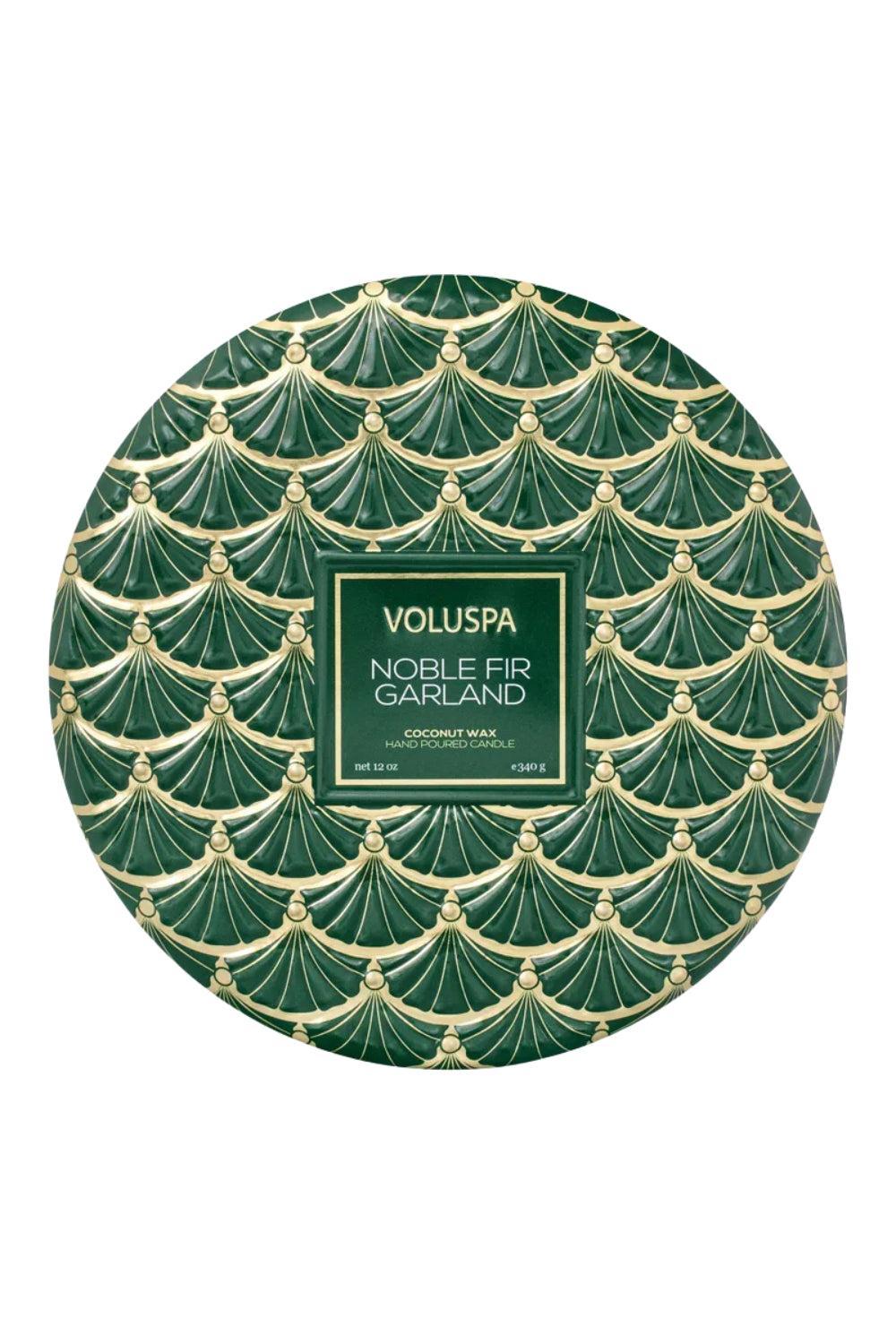 3 Wick Tin Candle Noble Fir