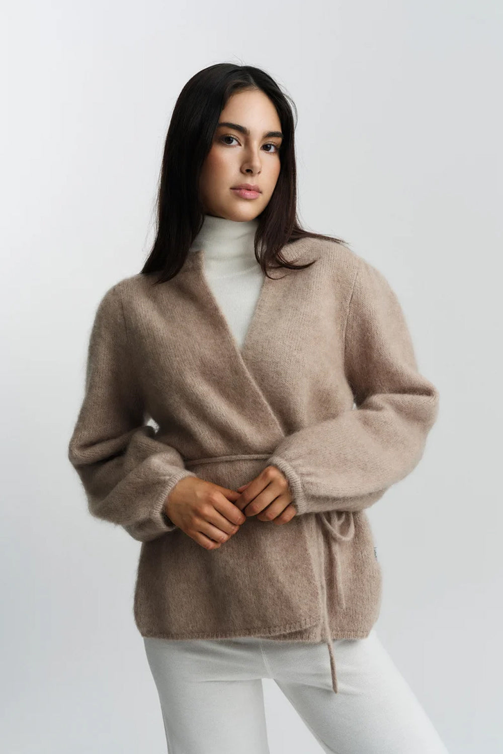 Fredrikke Chunky Cardigan Hazel Beige