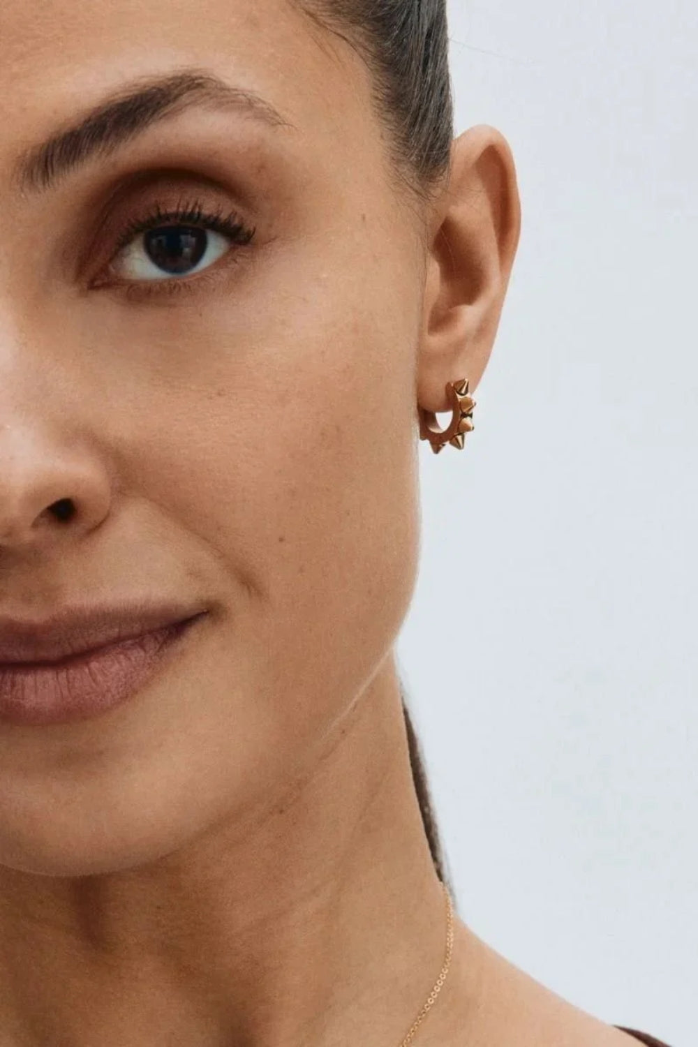 Peak Hoops Icon M Gold