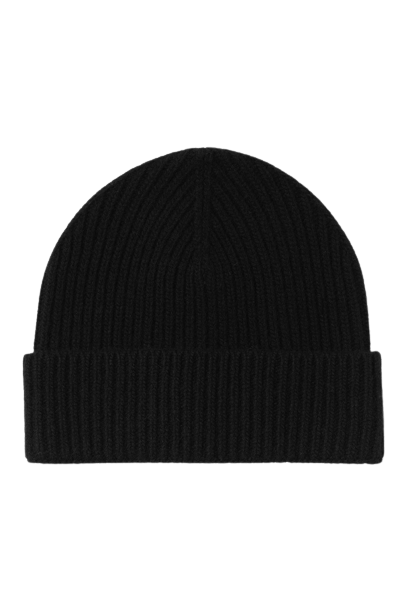 Beanie Merino Wool Black