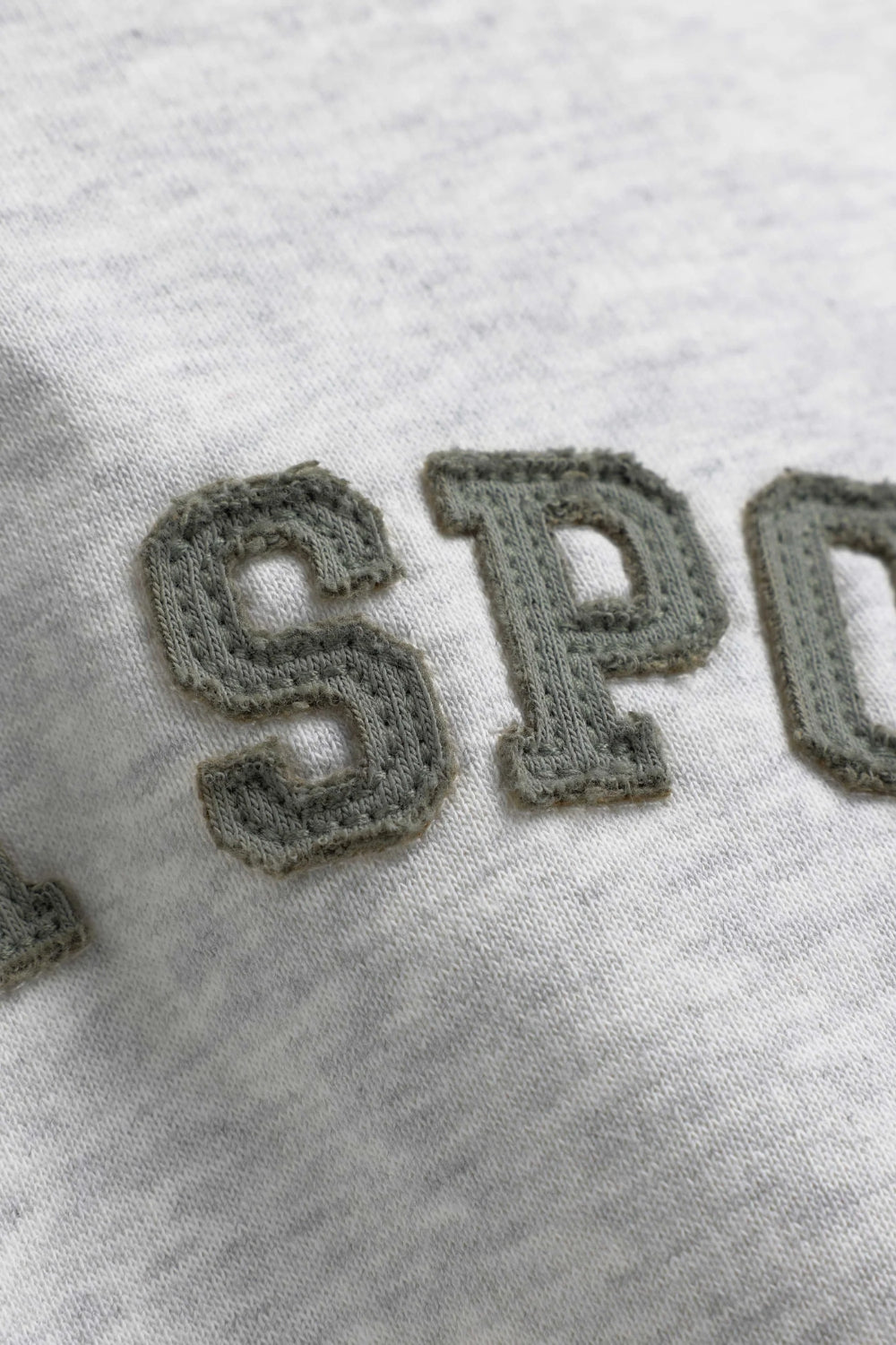 W. CS Hoodie Grey Melange w. Khaki