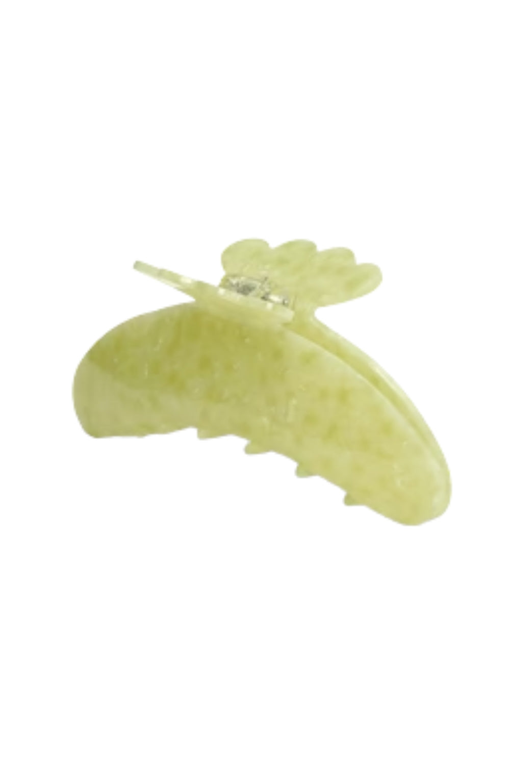 Helle Arty Big Hair Grip Cream Green