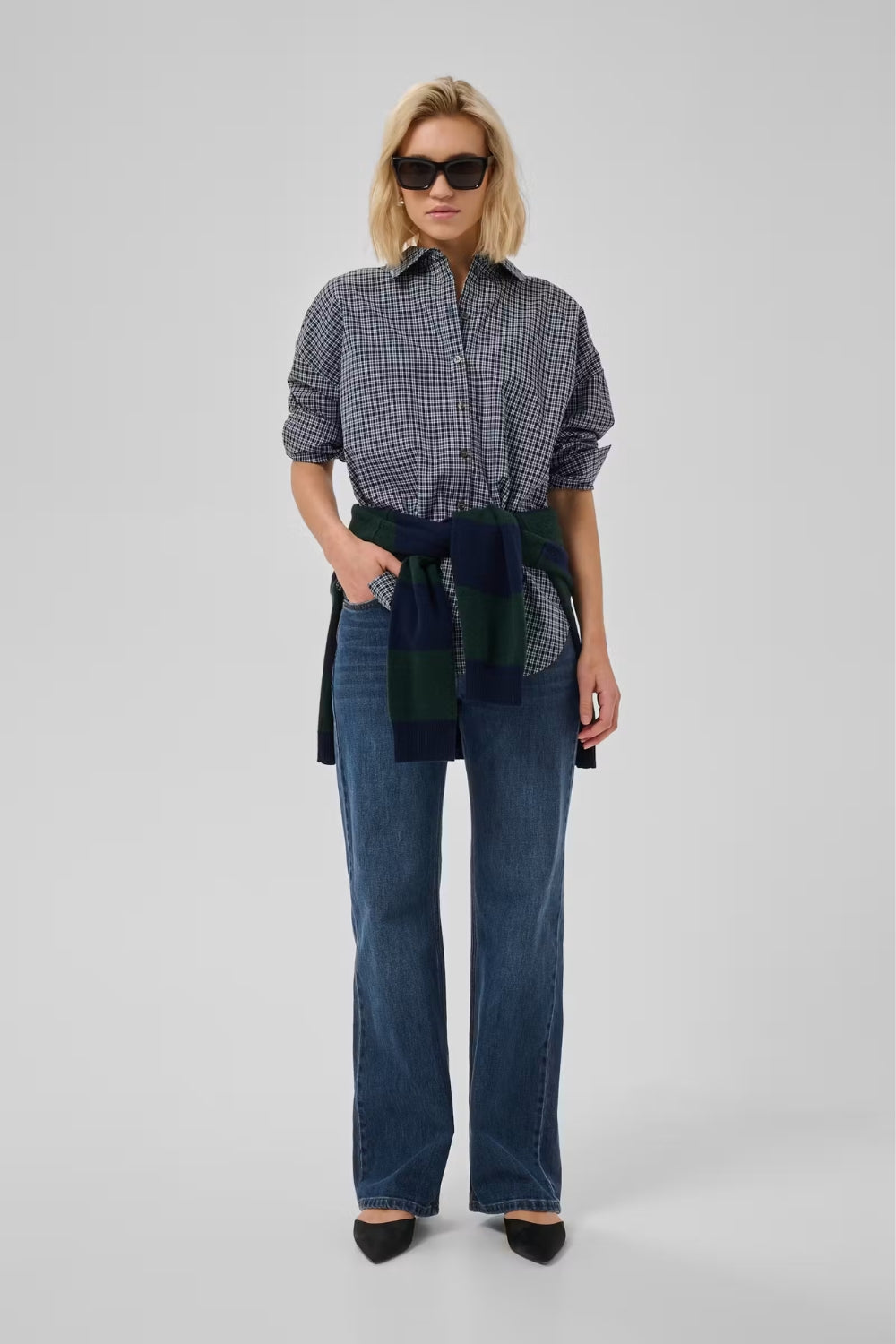 The Louis Jeans Wide 32" Dark Blue Retro Wash