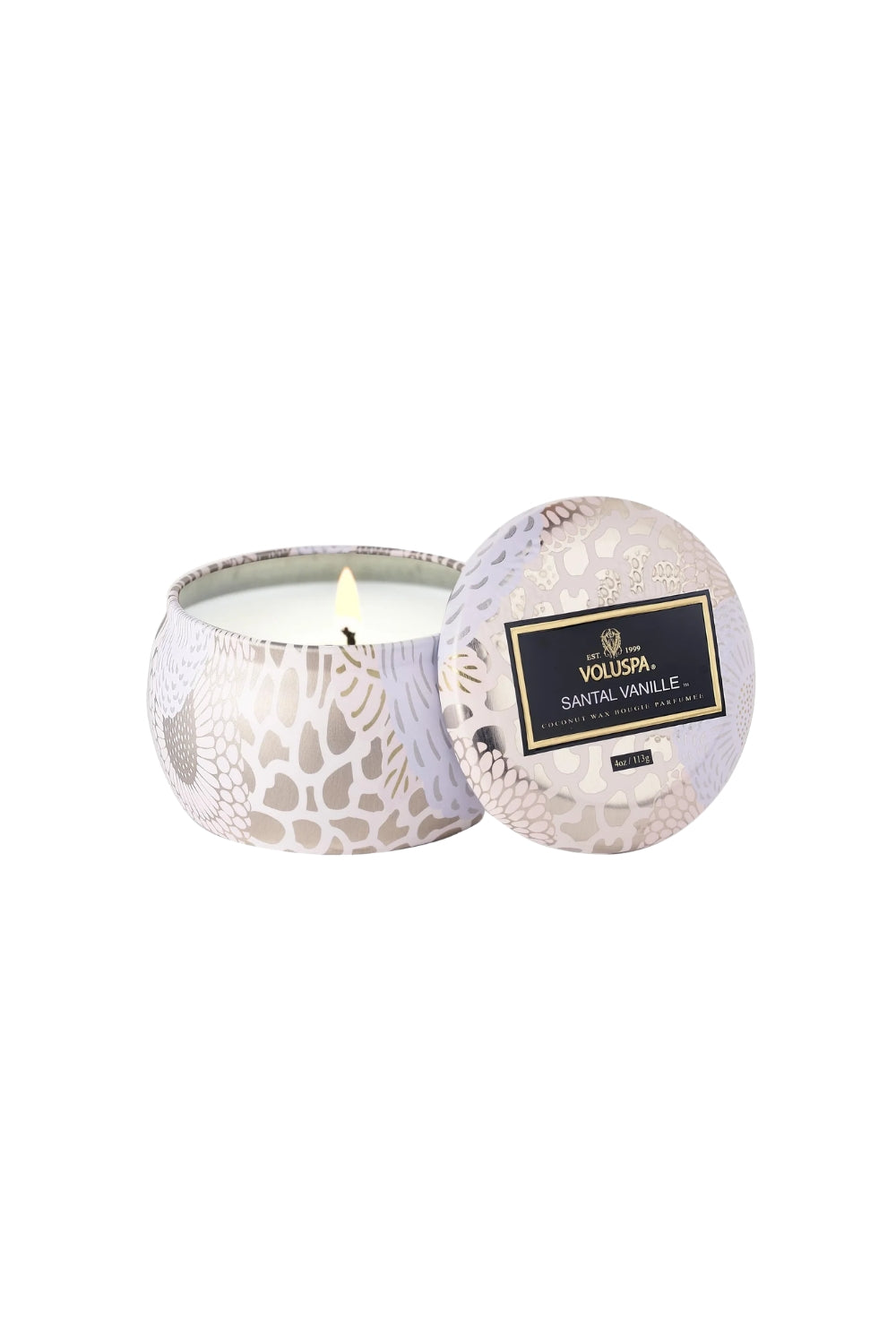 Mini Tin Candle Santal Vanille
