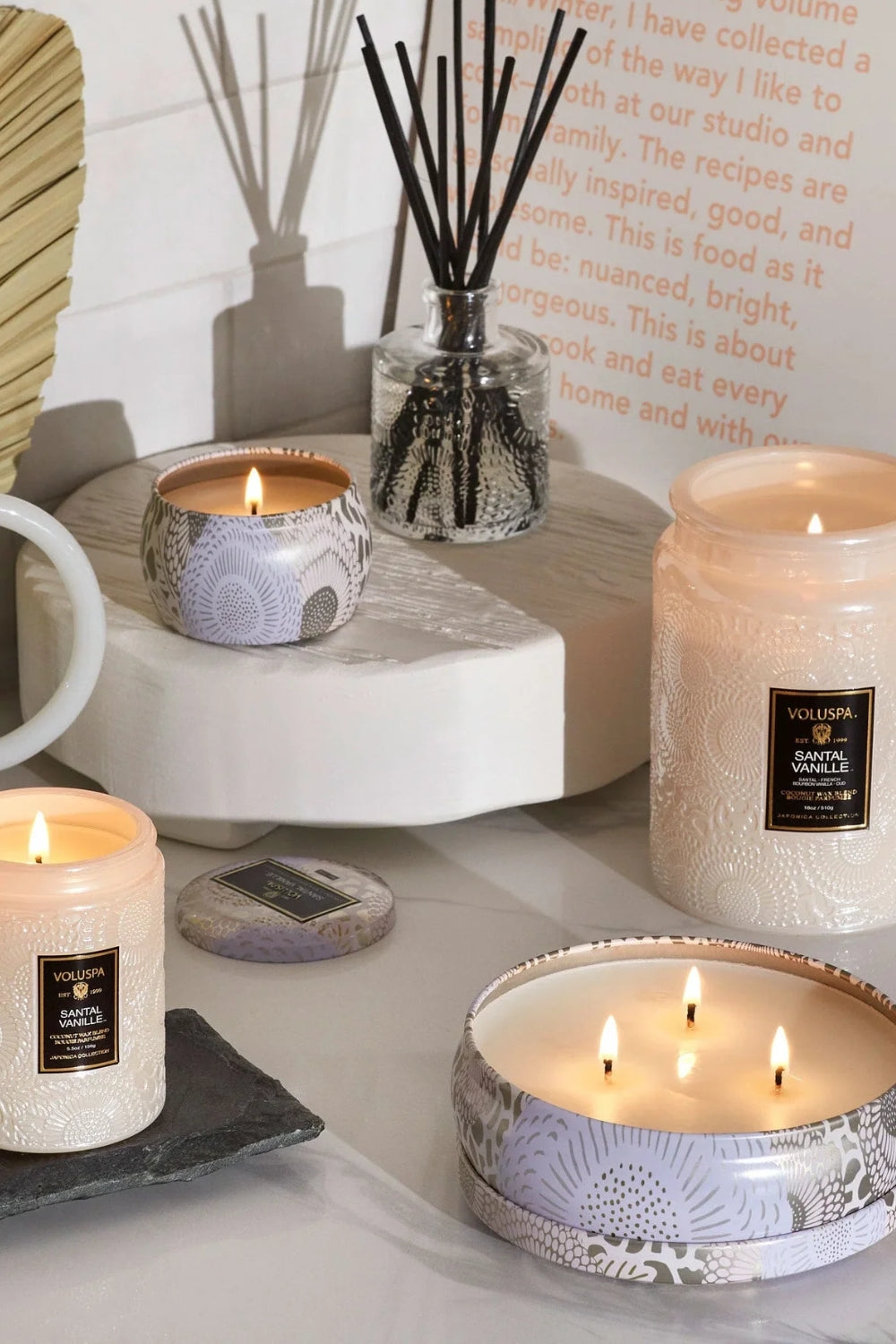 Mini Tin Candle Santal Vanille