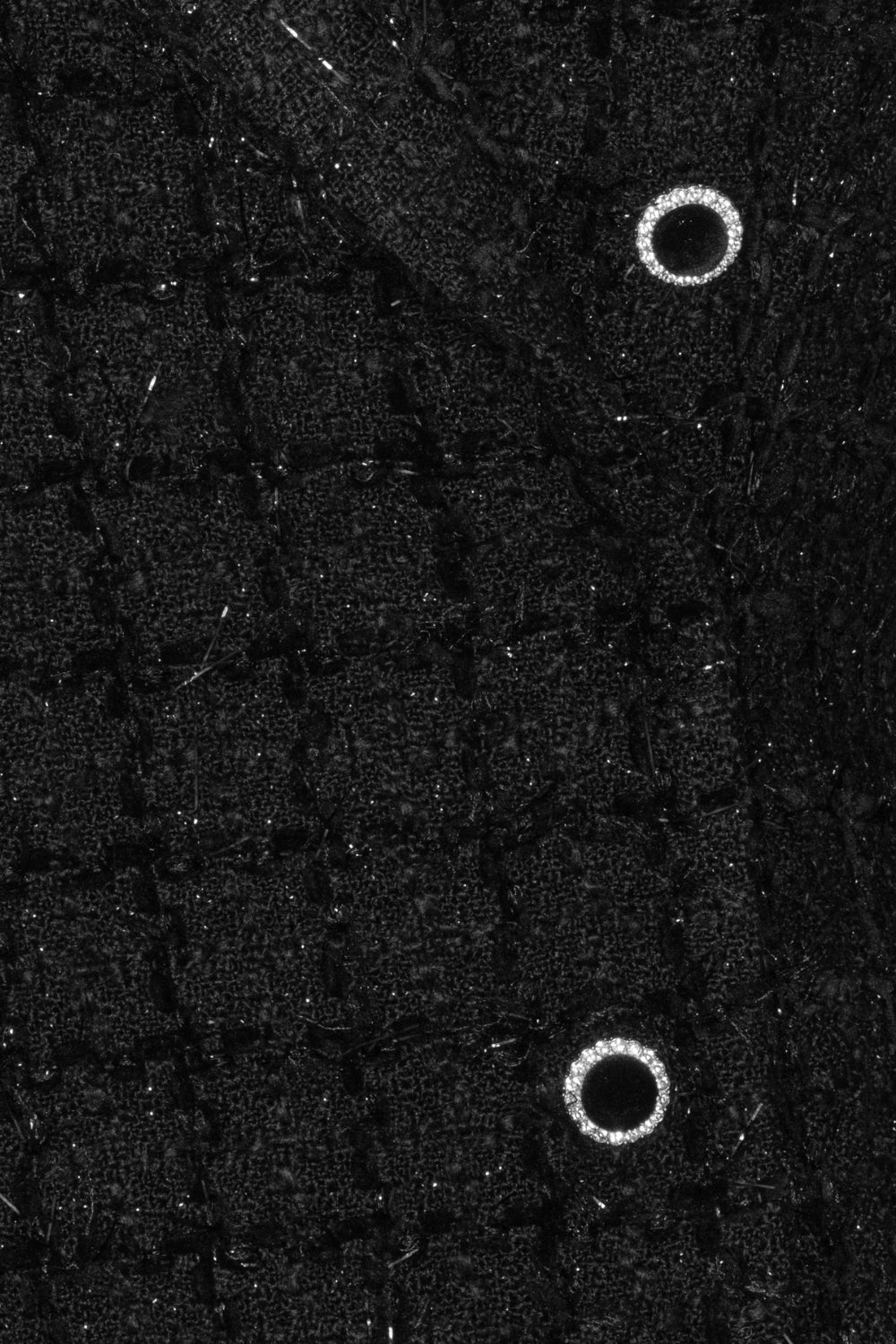 Rachel Tweed Dress Black With Shimmer