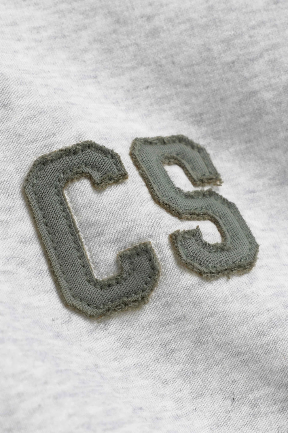 W. CS Zip Hoodie Grey Melange w. Khaki