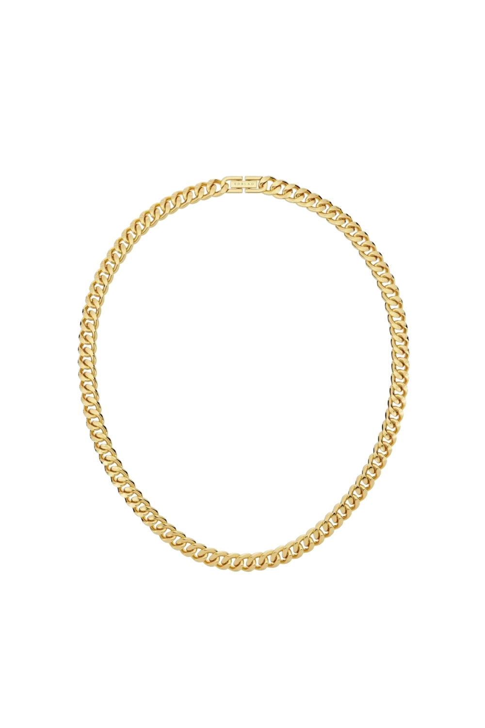 Curb Chain Necklace Gold