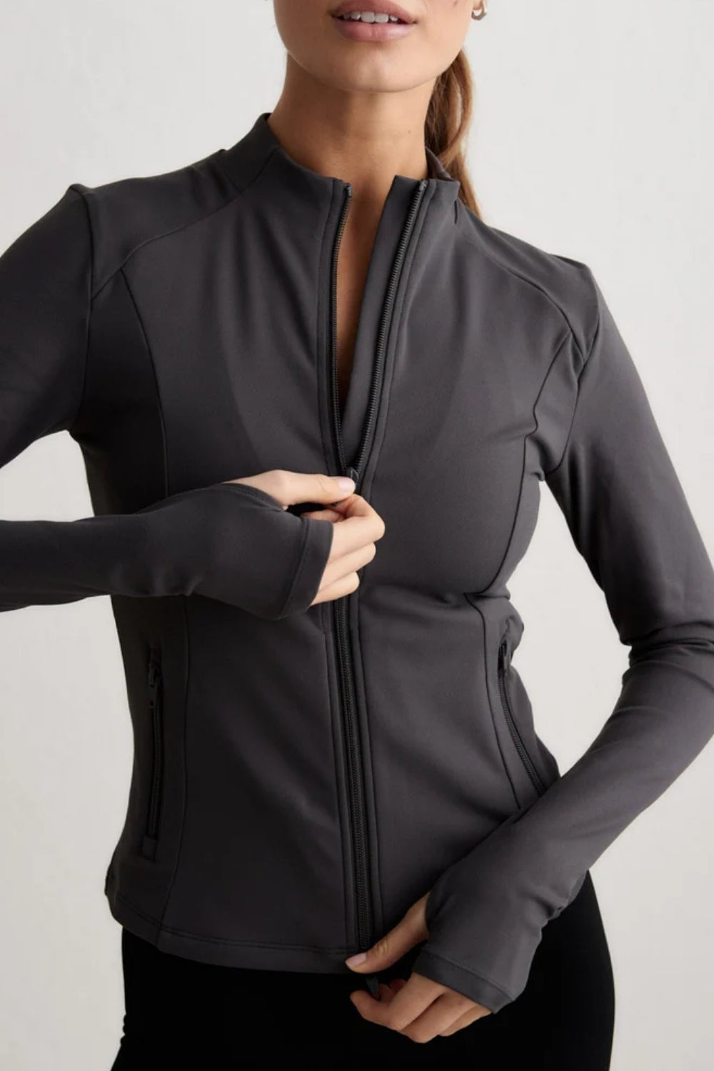 Sense Zip Jacket Shadow Grey
