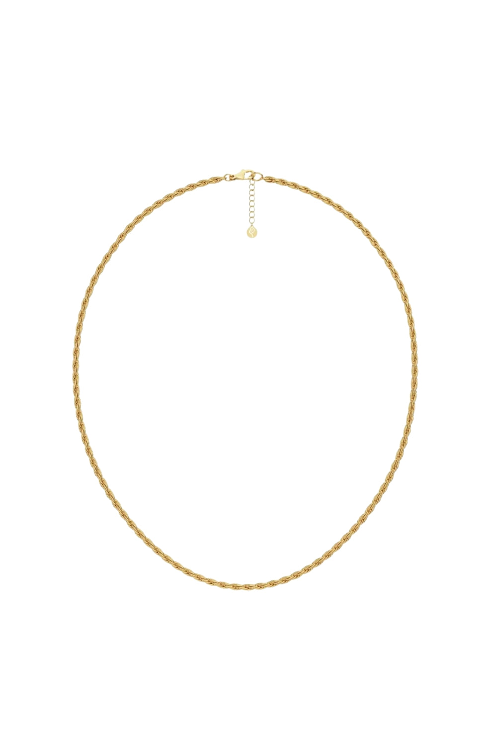 Rope Chain Necklace Gold