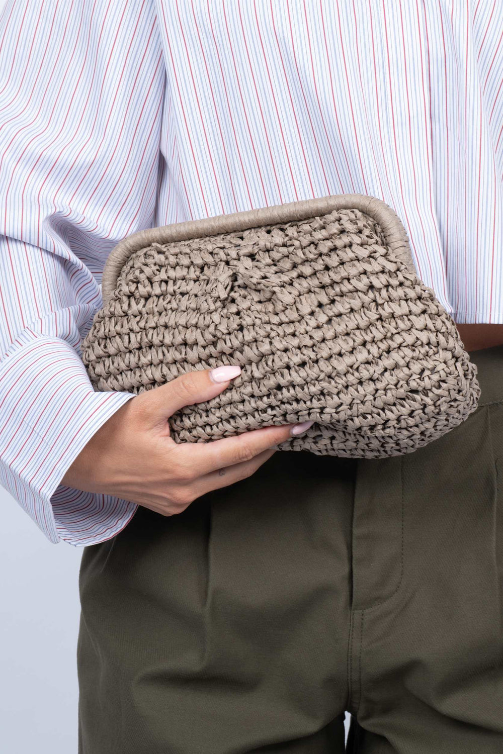 Olivia Bloom Bag Taupe