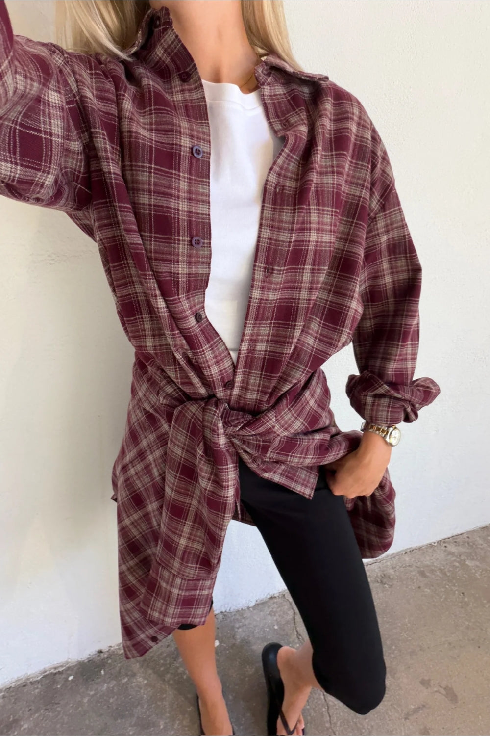 Krista Check Port Shirt