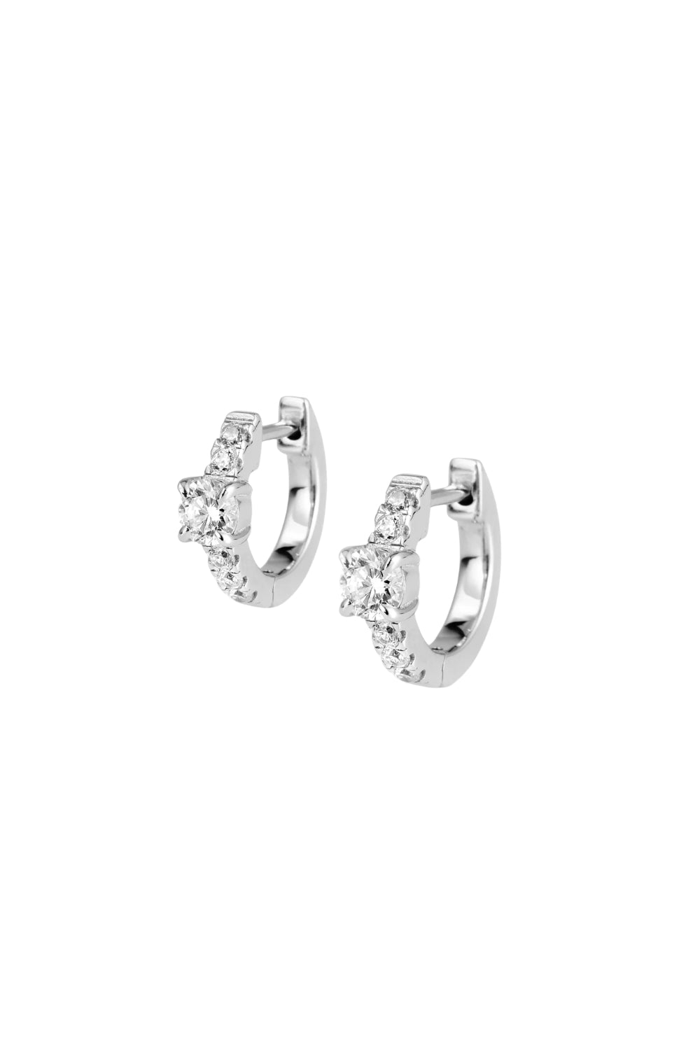 Solitaire Huggies Silver
