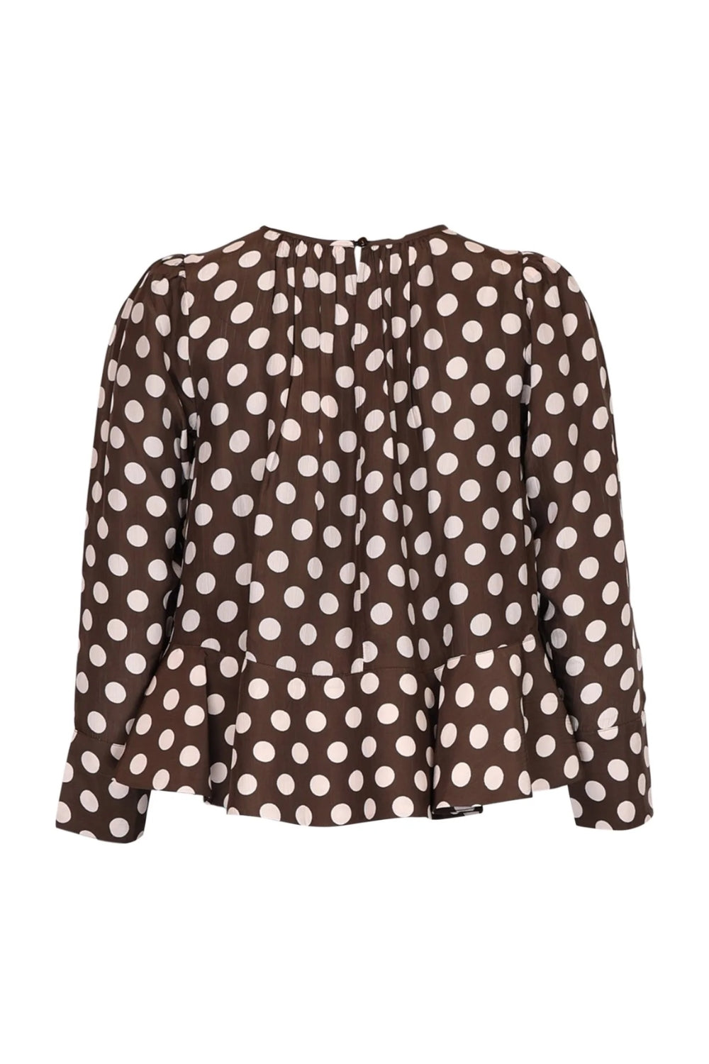 Striped Organza Top Dots