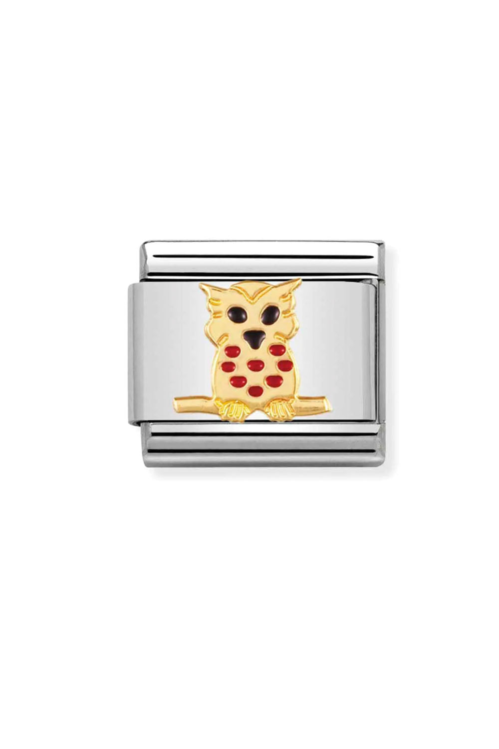 Animals 18k Gold & enamel Owl
