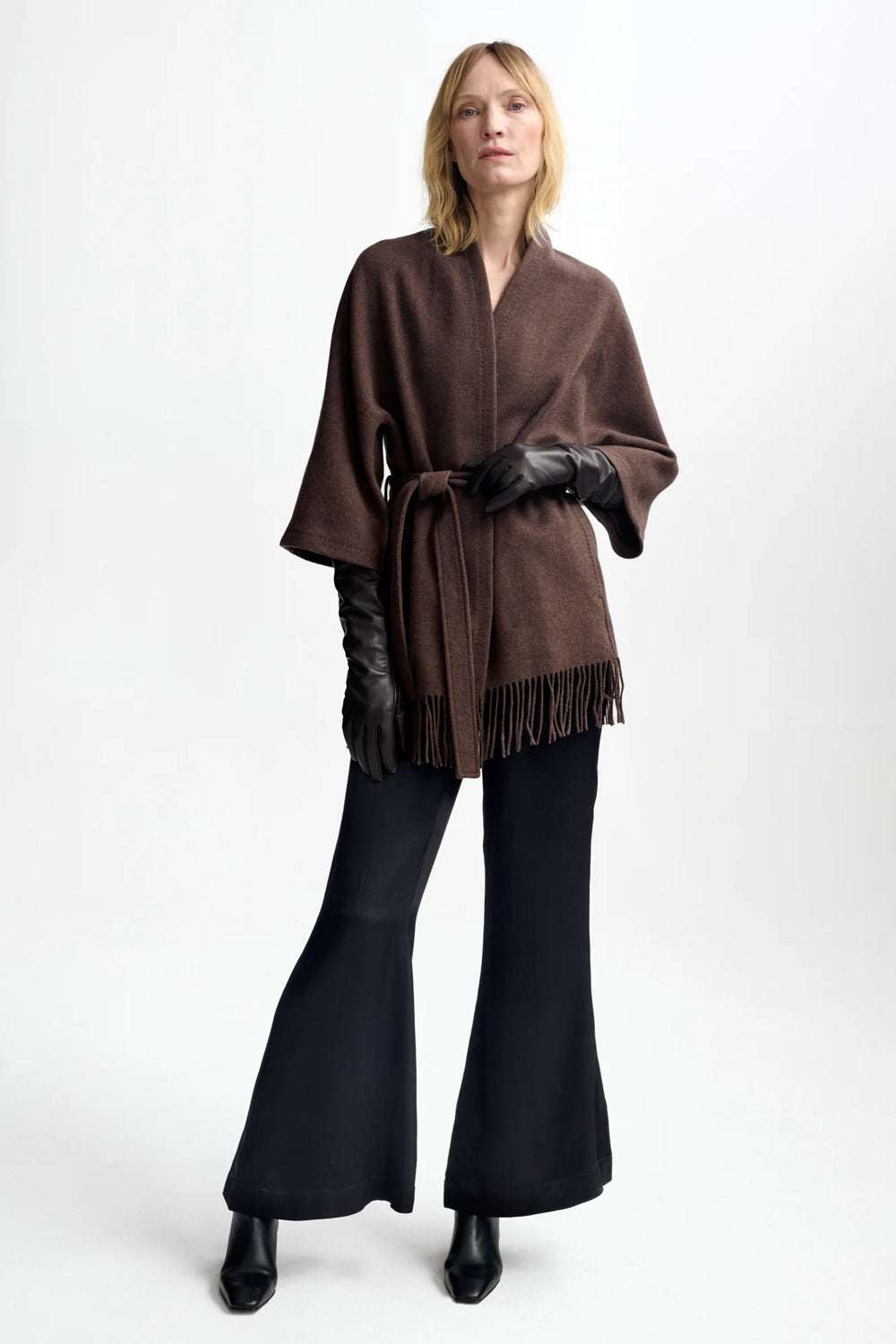 Akila Lambswool Jacket Brown