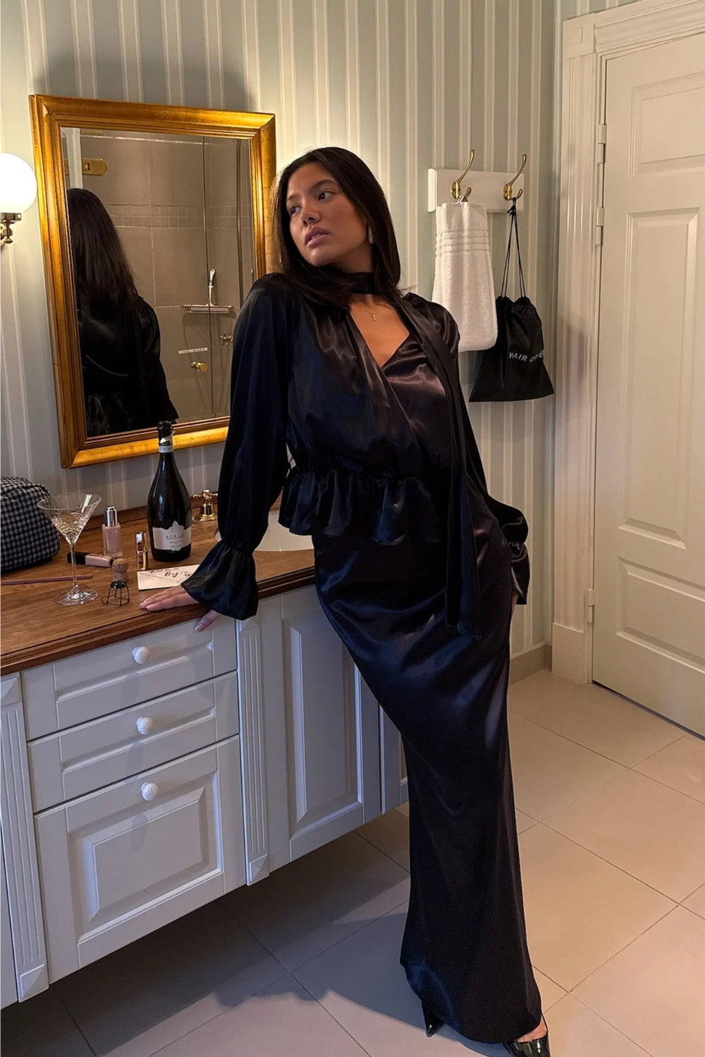 MerleIC Maxi Skirt Black