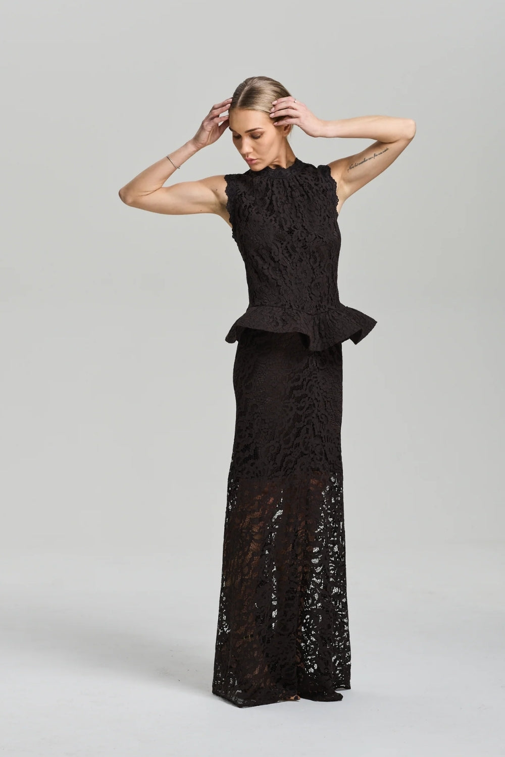 Beatrice Lace Top Chocolate Torte