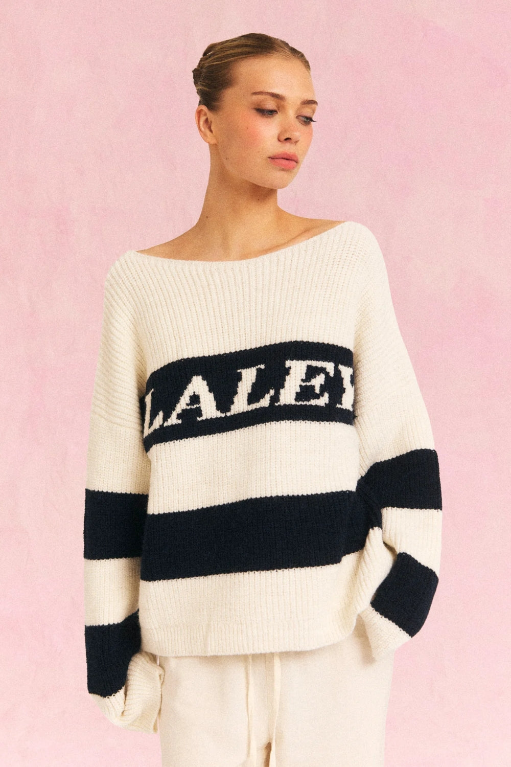 Harbor Strikkegenser Offwhite