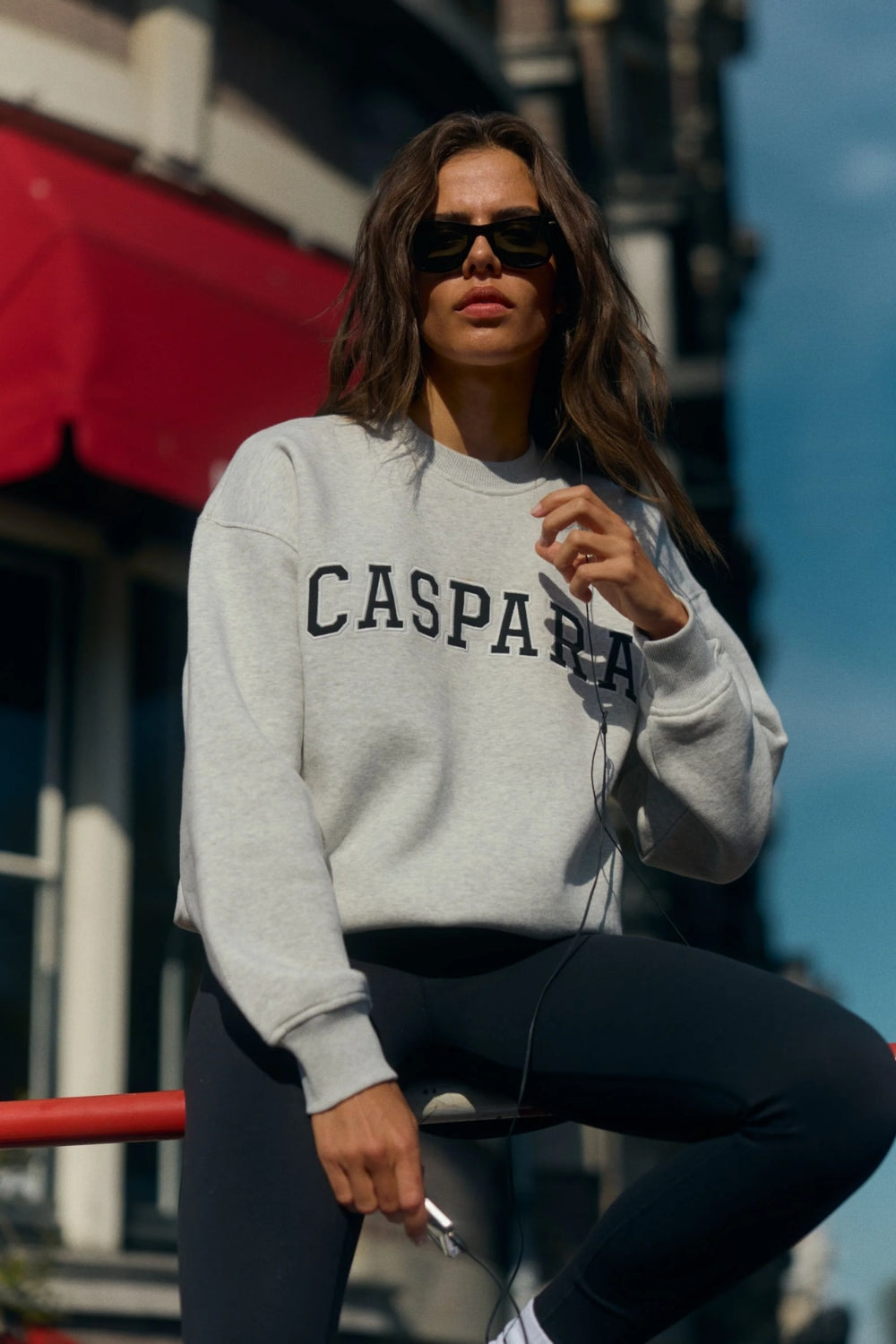 W. All-Star Crewneck Grey Melange w. Black