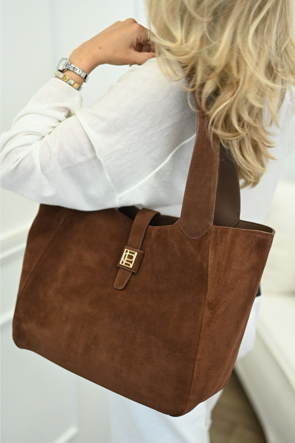 Lucille Tote Bag Large Cognac