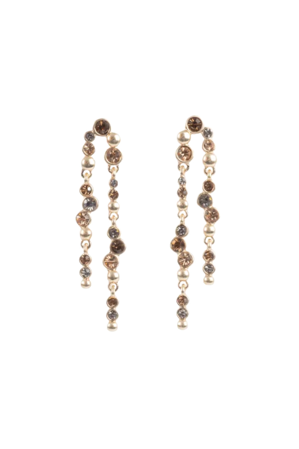 Double Glowing Tones Earrings