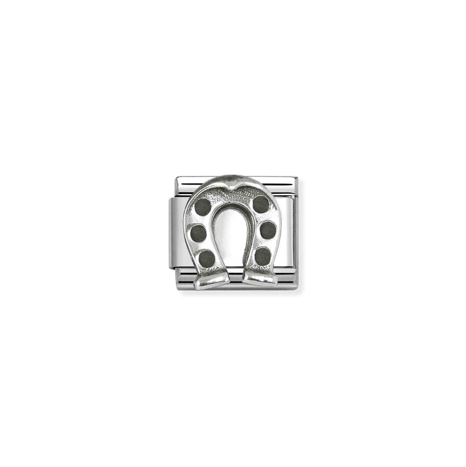 Classic Symbols Oxidized 925 Sterling Silver Horseshoe 2
