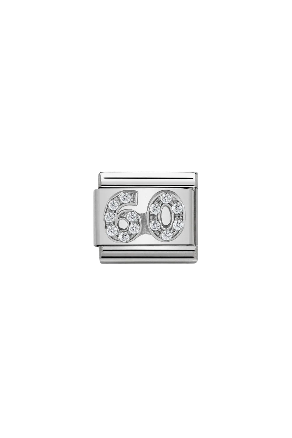 Symbols 925 sterling silver and CZ 60