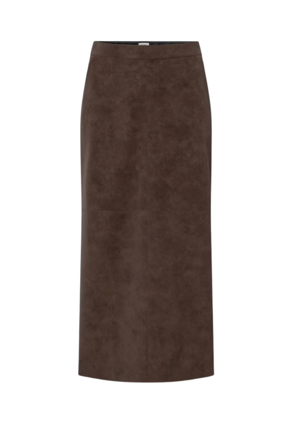 Yara Faux Suede Skirt Mocha Brown