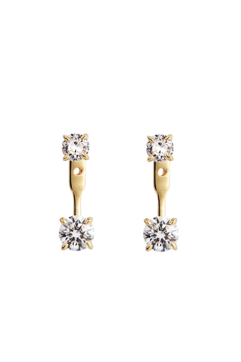Double Eterno Earrings Gold