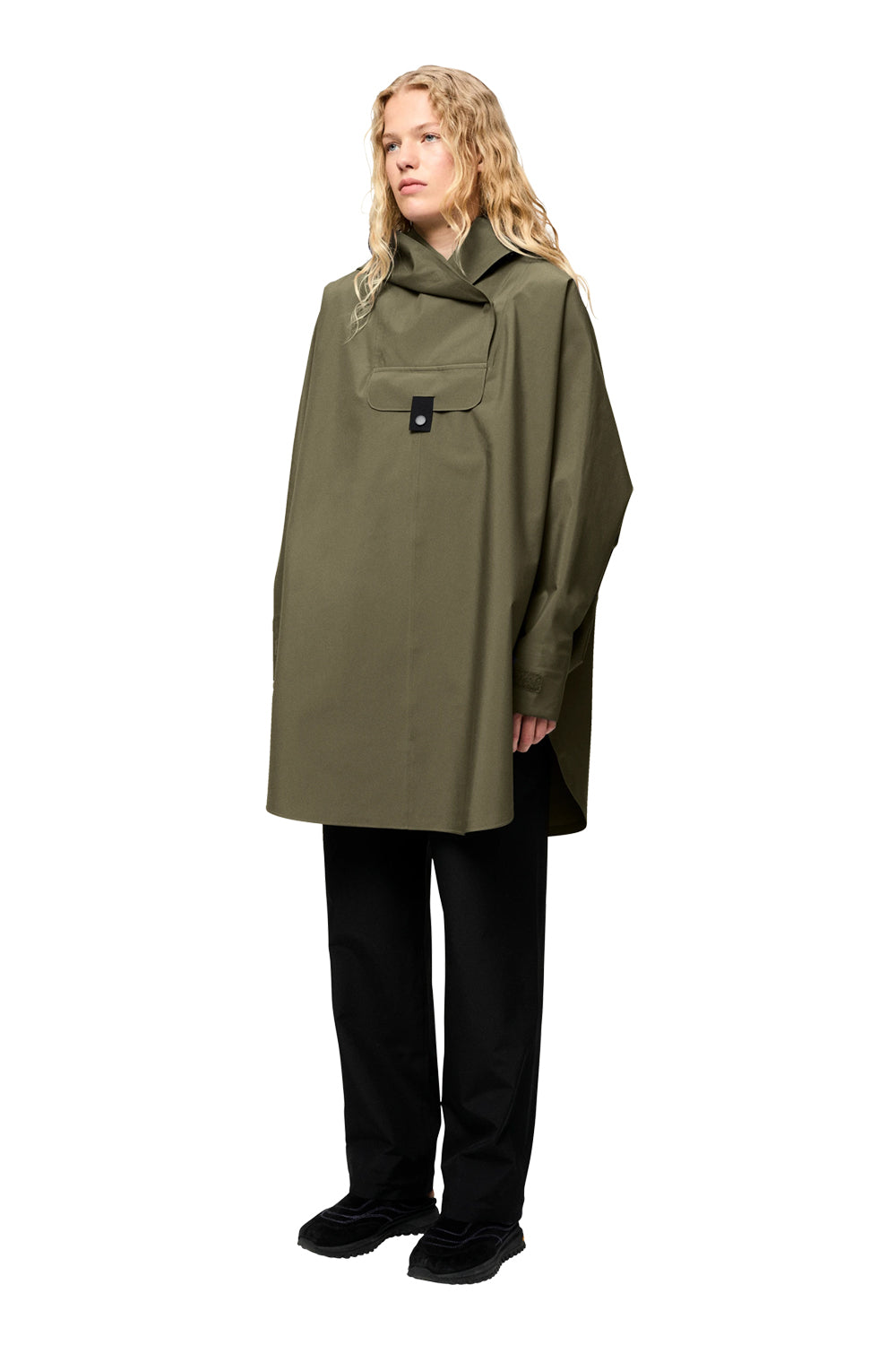 Bergen Poncho Grape Leaf