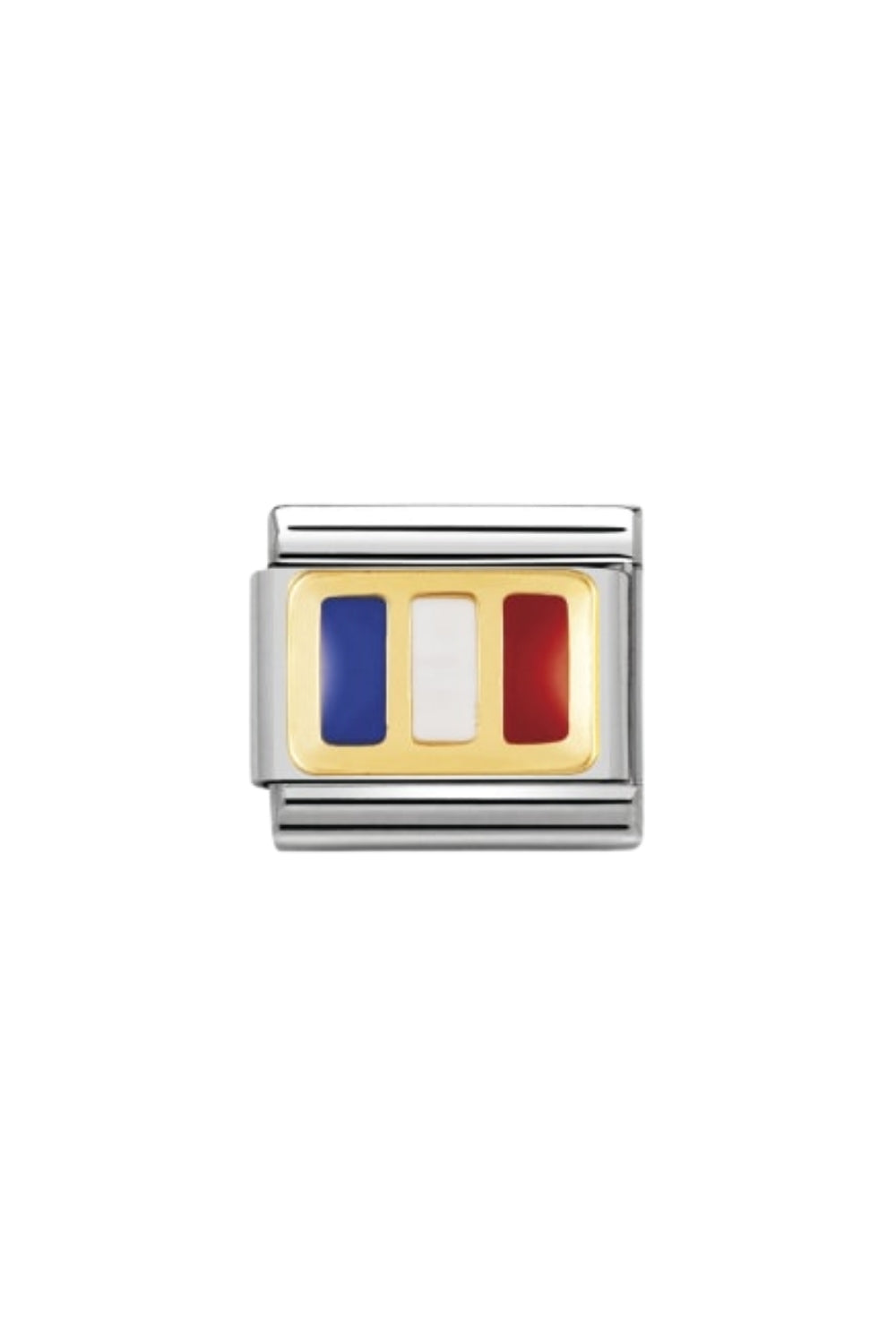 Flag 18k Gold & enamel France