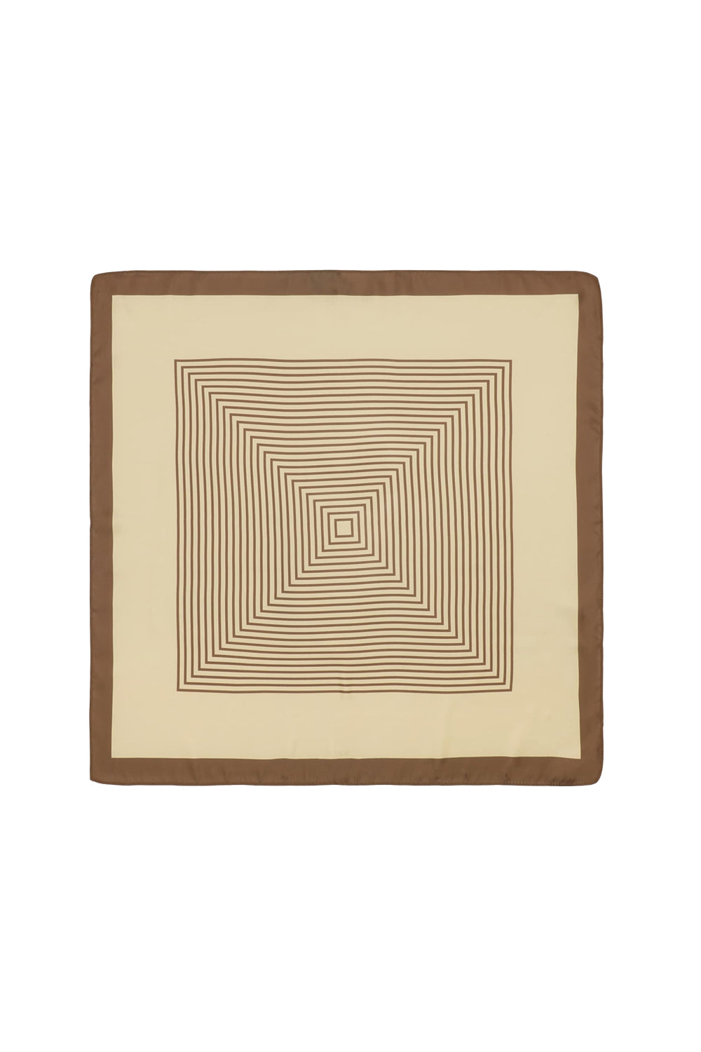 Classic Patterned Scarf Brown/Beige