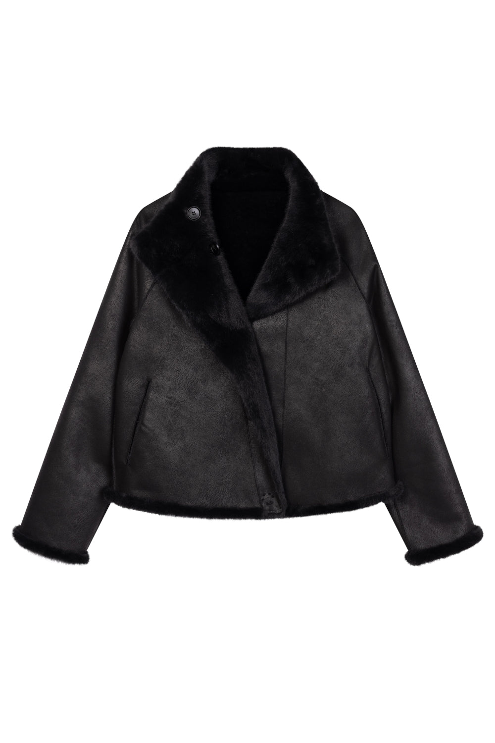 Mallow Faux Mink Dark Grey