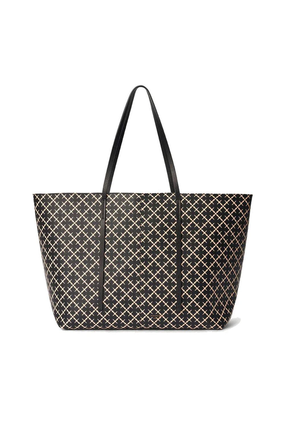 Abi printed Tote Bag Black