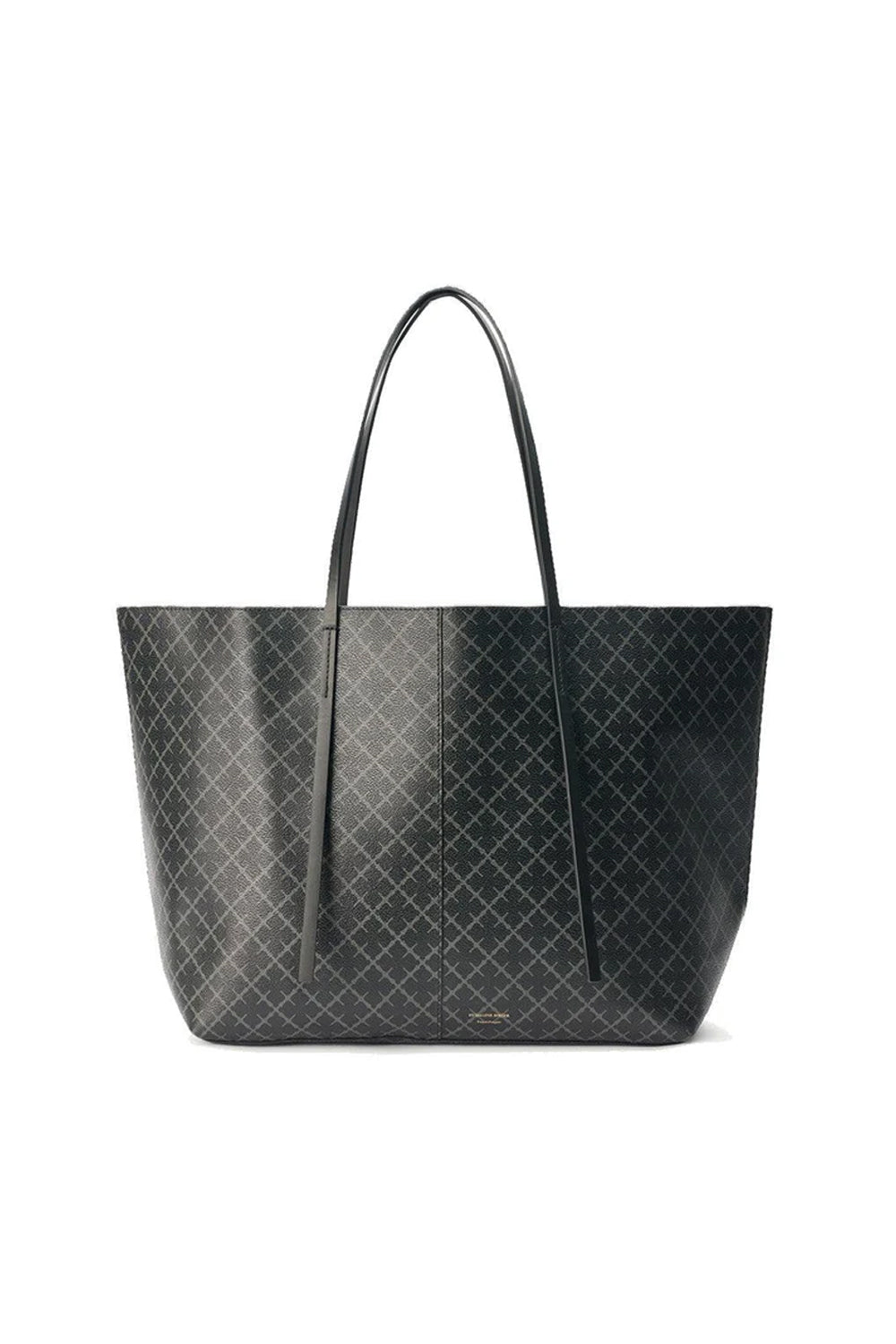 Abi printed Tote Bag Dark Charcoal