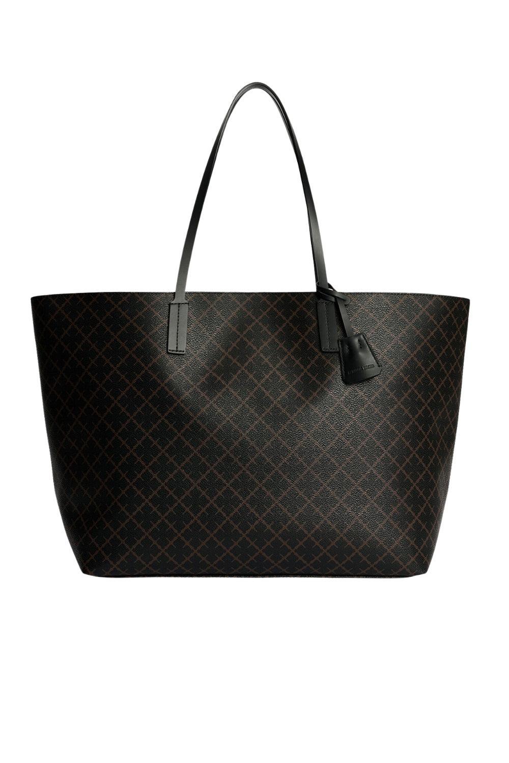 Abi printed Tote Bag Dark Chocolate