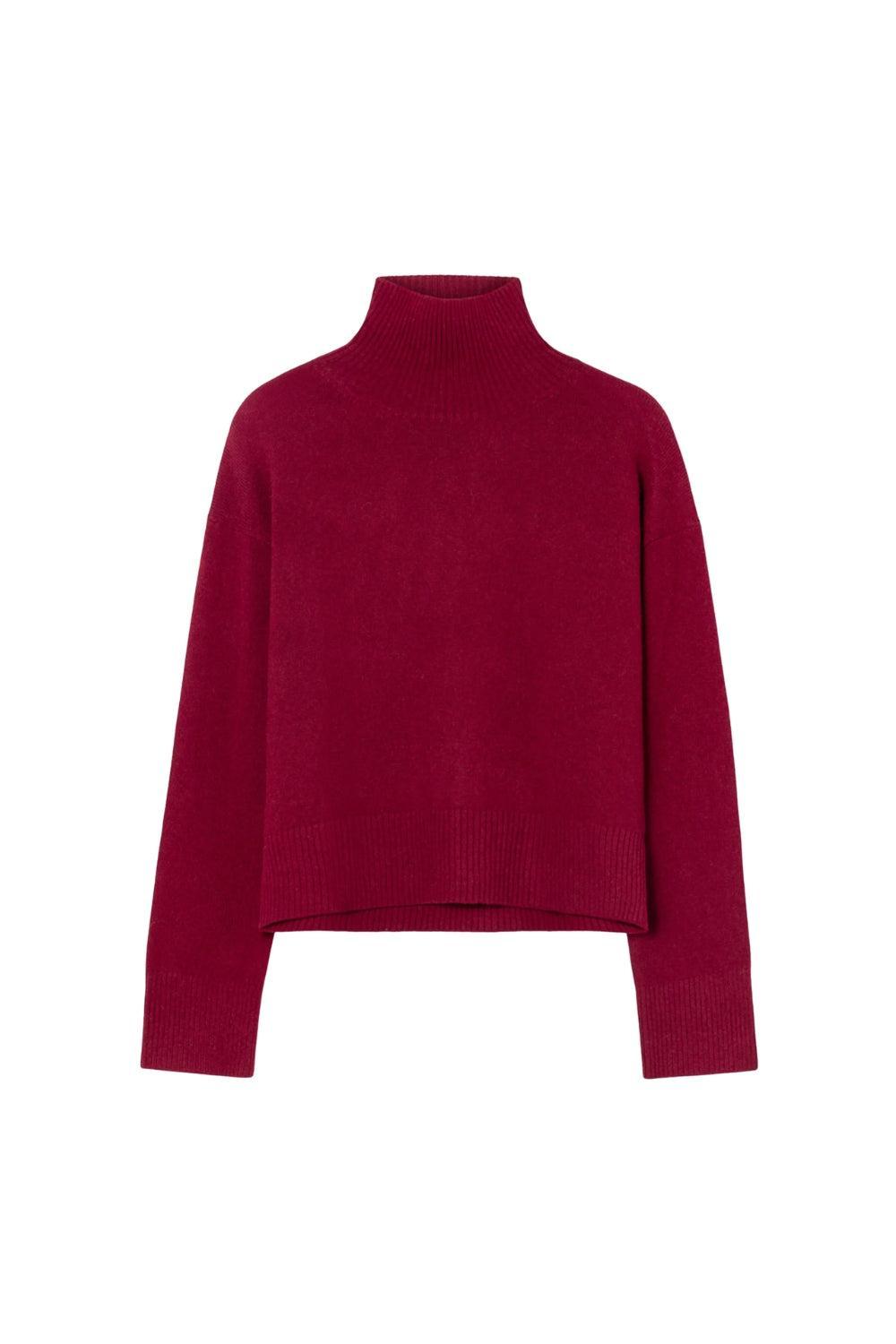 Abigail Knit Dark Red