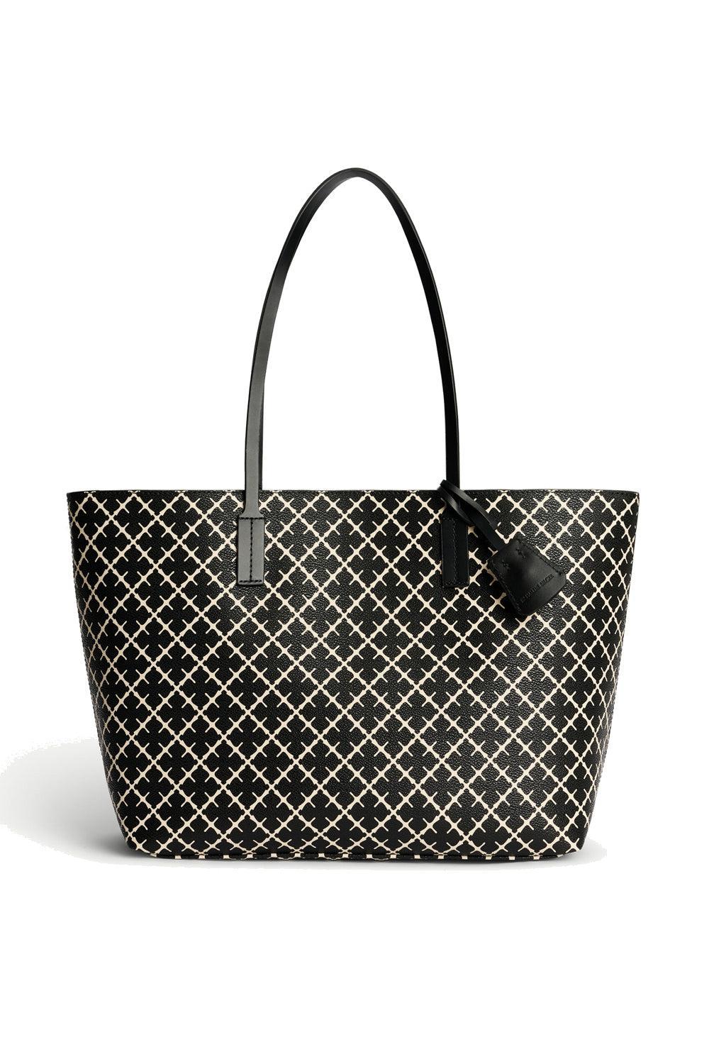 Abigail printed Tote Bag Black