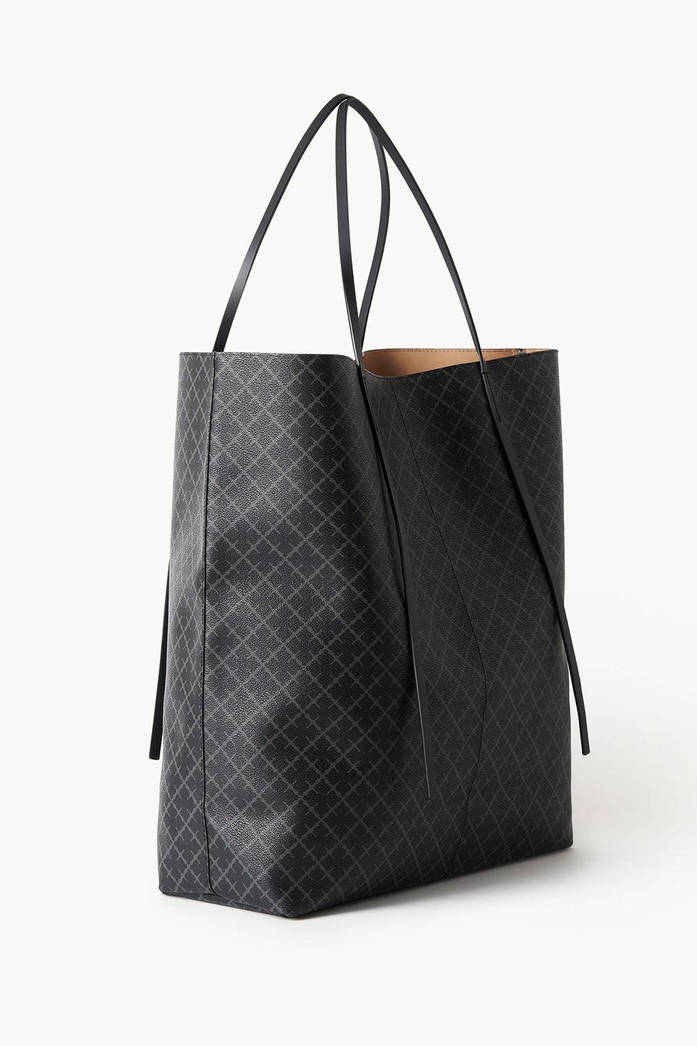 Abrille Printed Tote Bag Charcoal