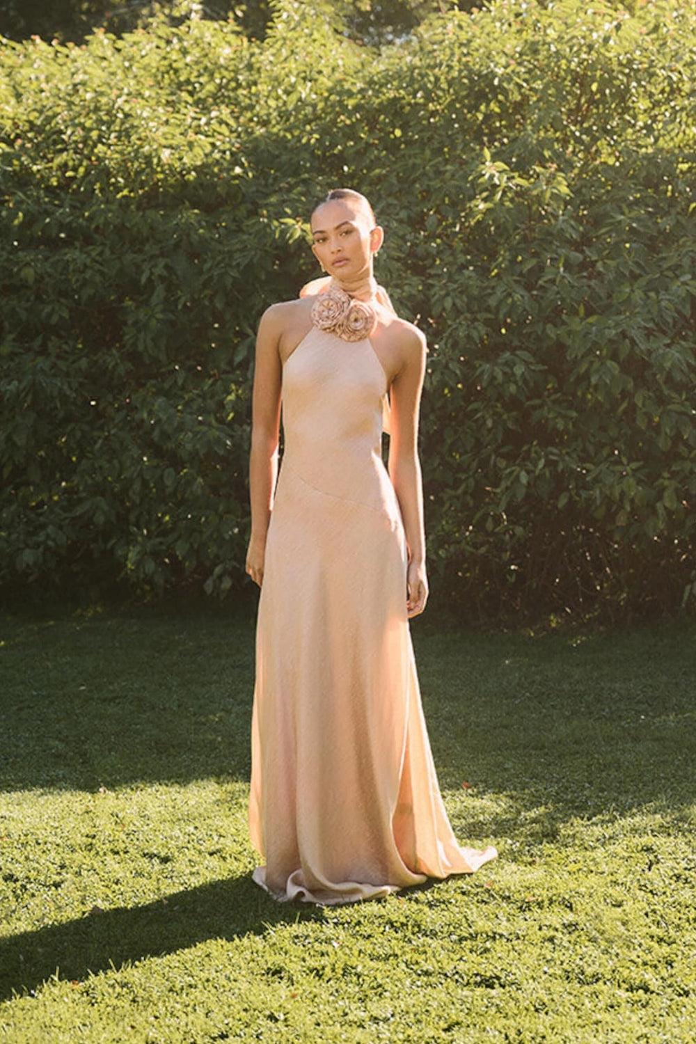 Acacia Dress Golden Beige