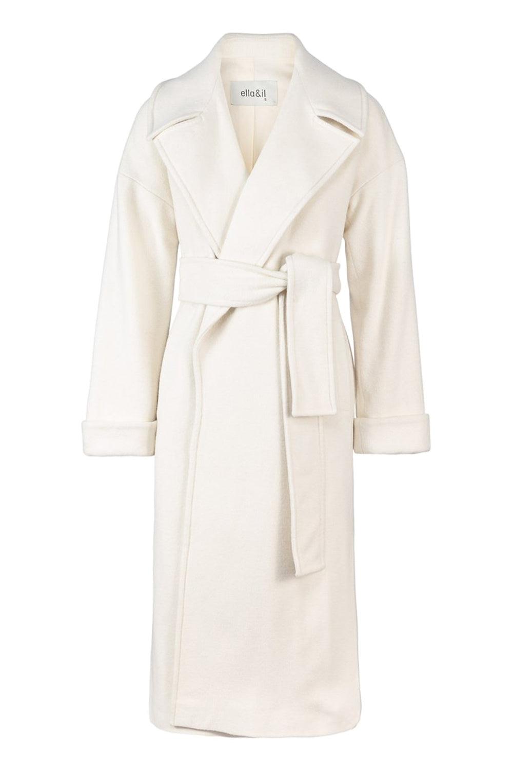 Adele Coat White