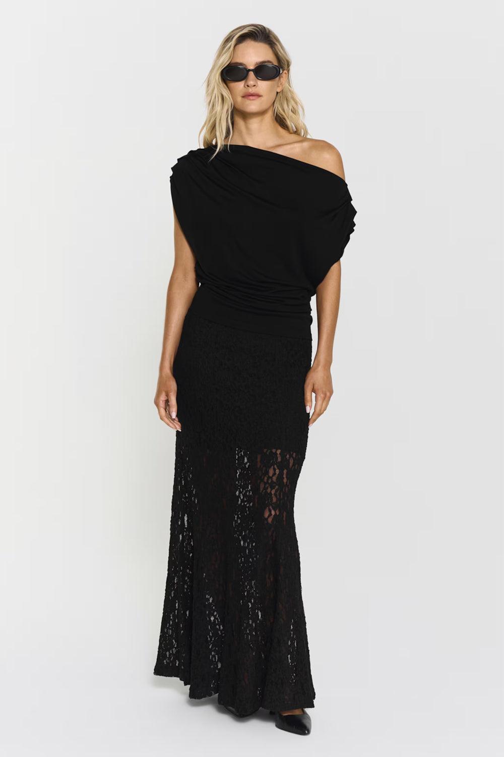 Akasha Lace Skirt Black